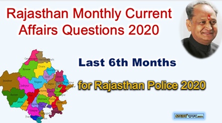 Rajasthan Police Current Affair