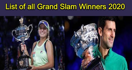 Grand Slam 2020 Winners