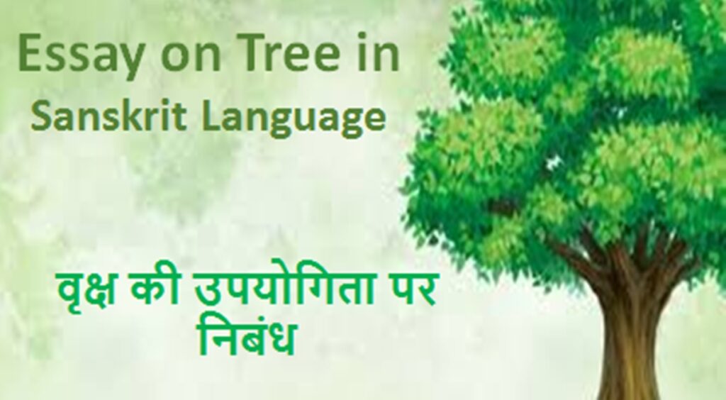 short essay on forest in sanskrit