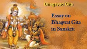 Essay on My Favorite Book Bhagavad Gita in Sanskrit