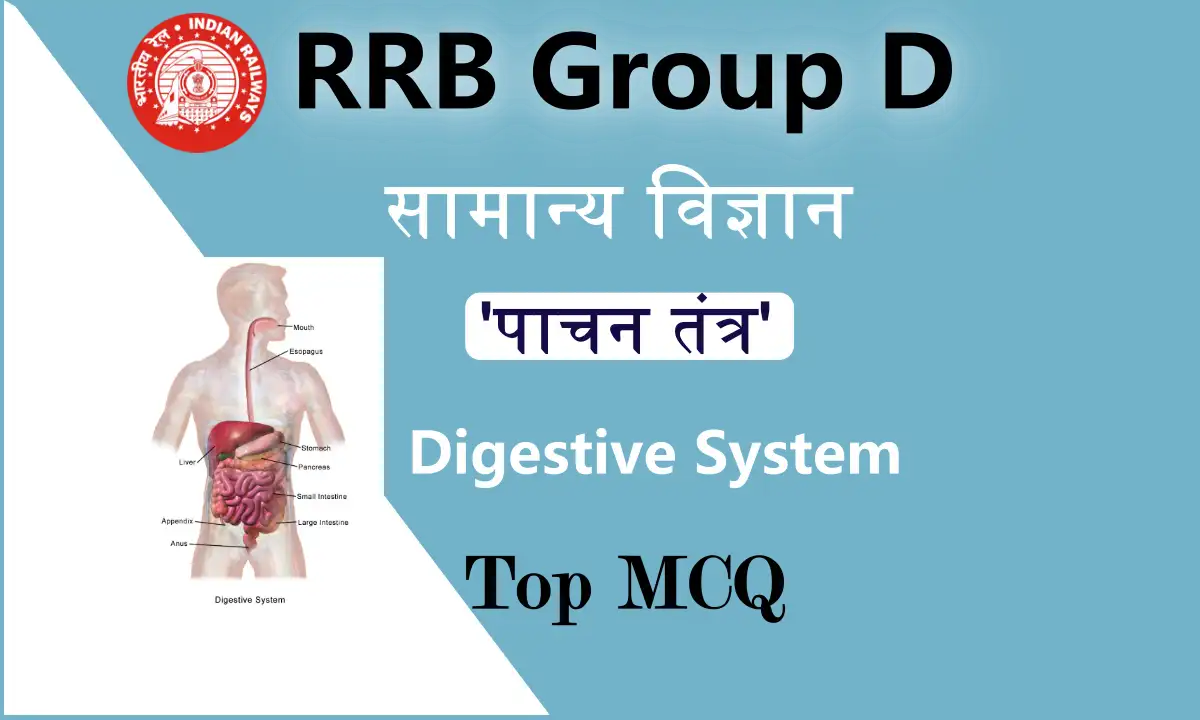 Digestive System MCQ For RRB Group D