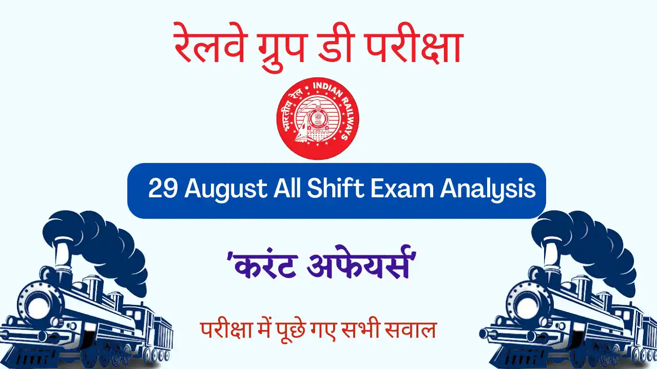 RRB Group D Current Affairs Analysis Questions