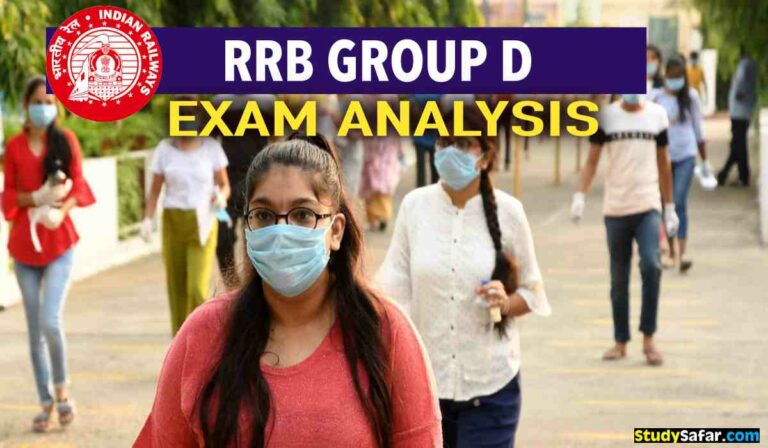 RRB Group D Exam 2022 today shift 1 exam analysis