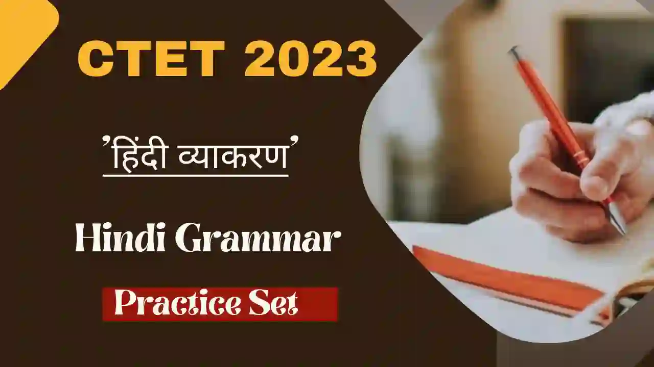 CTET Hindi Grammar Practice Set