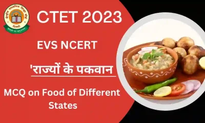 CTET EVS MCQ on Food of Different States